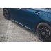 Накладки сплиттеры на пороги на Mercedes A W177 A35 AMG